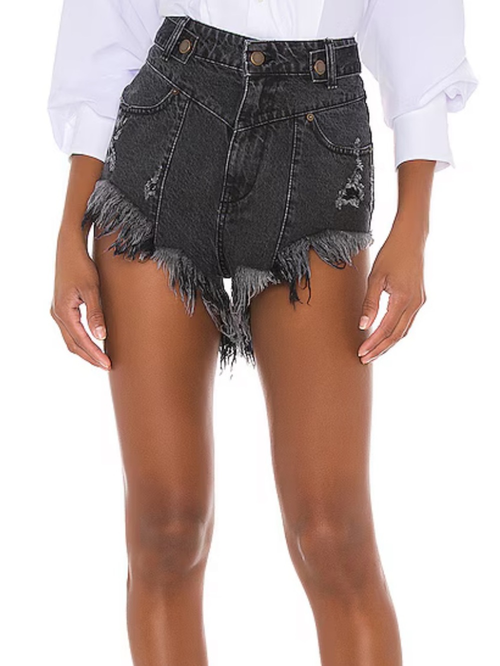Retrofete Tessa Shorts in Onyx